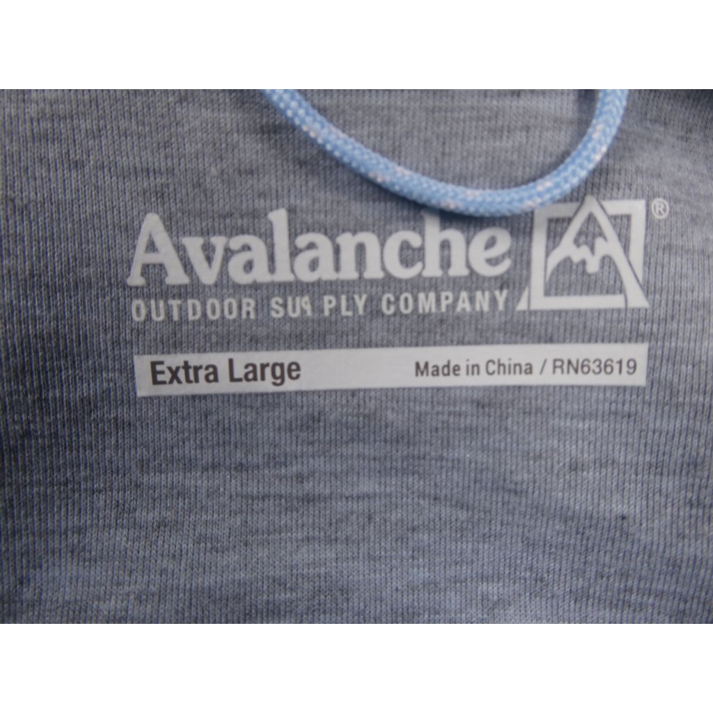 Avalanche Baby Blue Full Zip Waterproof Women's Jacket With Hood Size Xl — image 7 of 8
